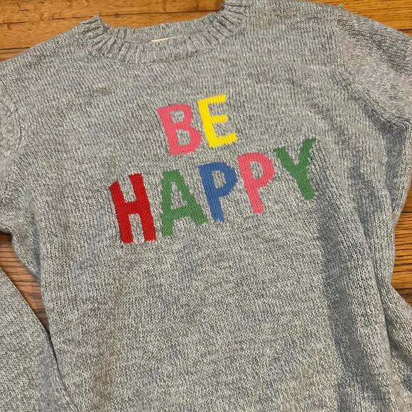 Be Happy Grey sweater - Picture 4 of 6